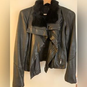 Super soft leather jacket by LINE